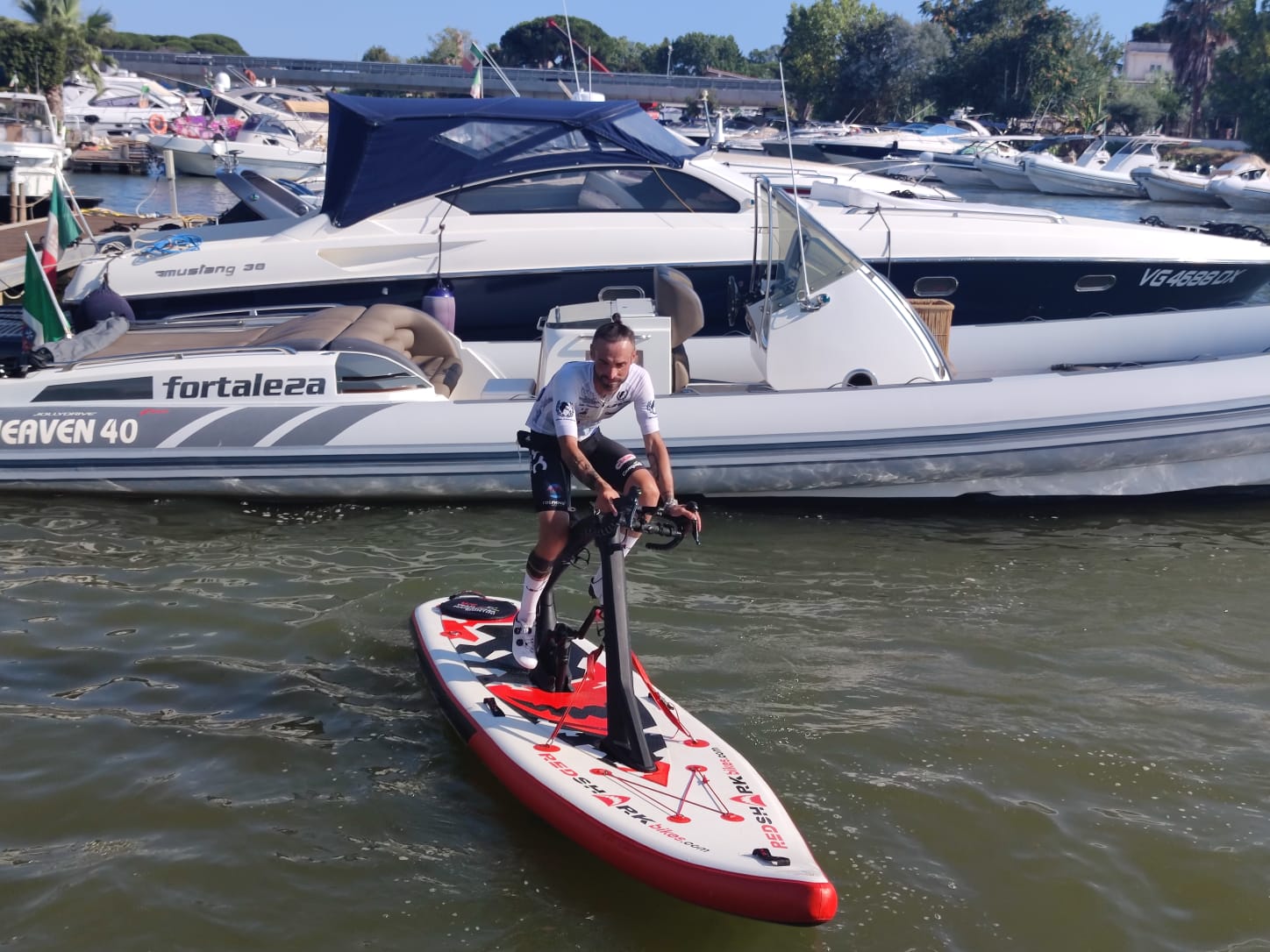 Cristian Nardecchia in attesa di partire