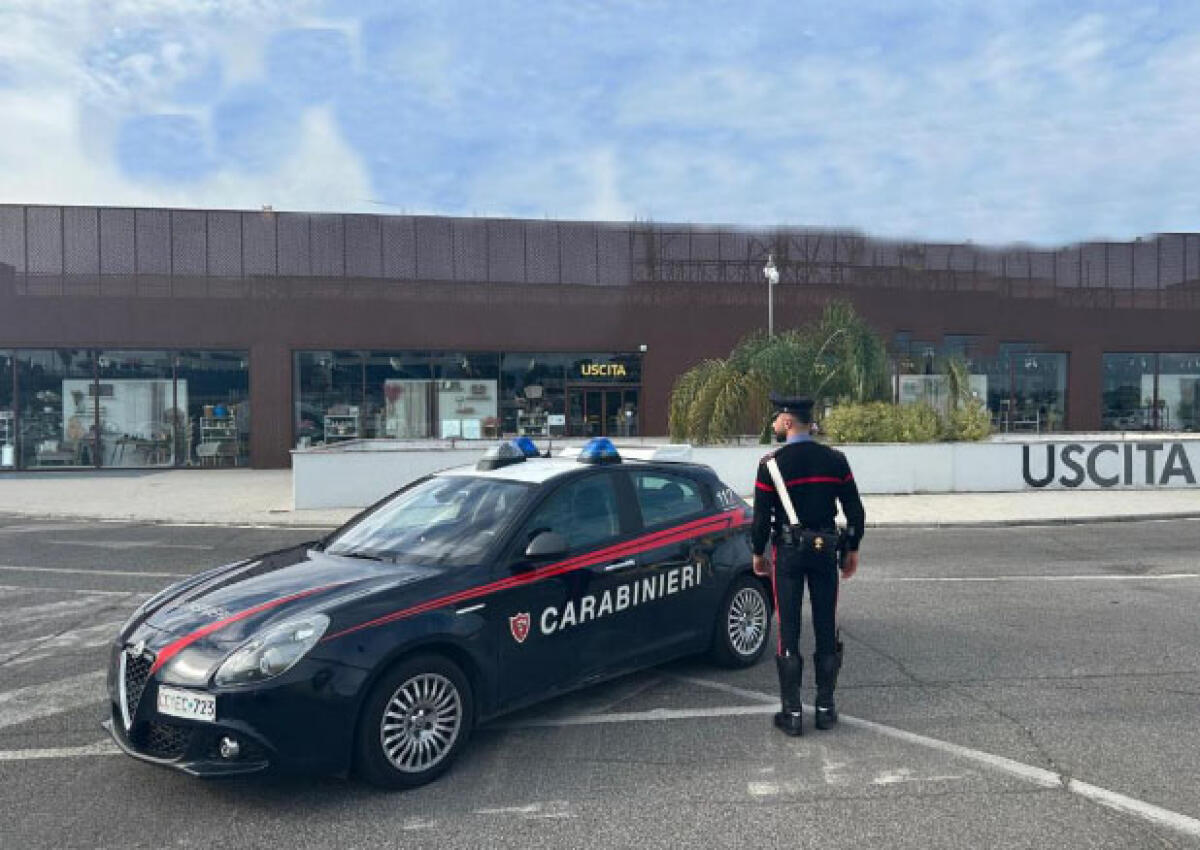 Sorpresi a rubare due felpe in un centro commerciale di Aprilia: in due denunciati dai Carabinieri. - 