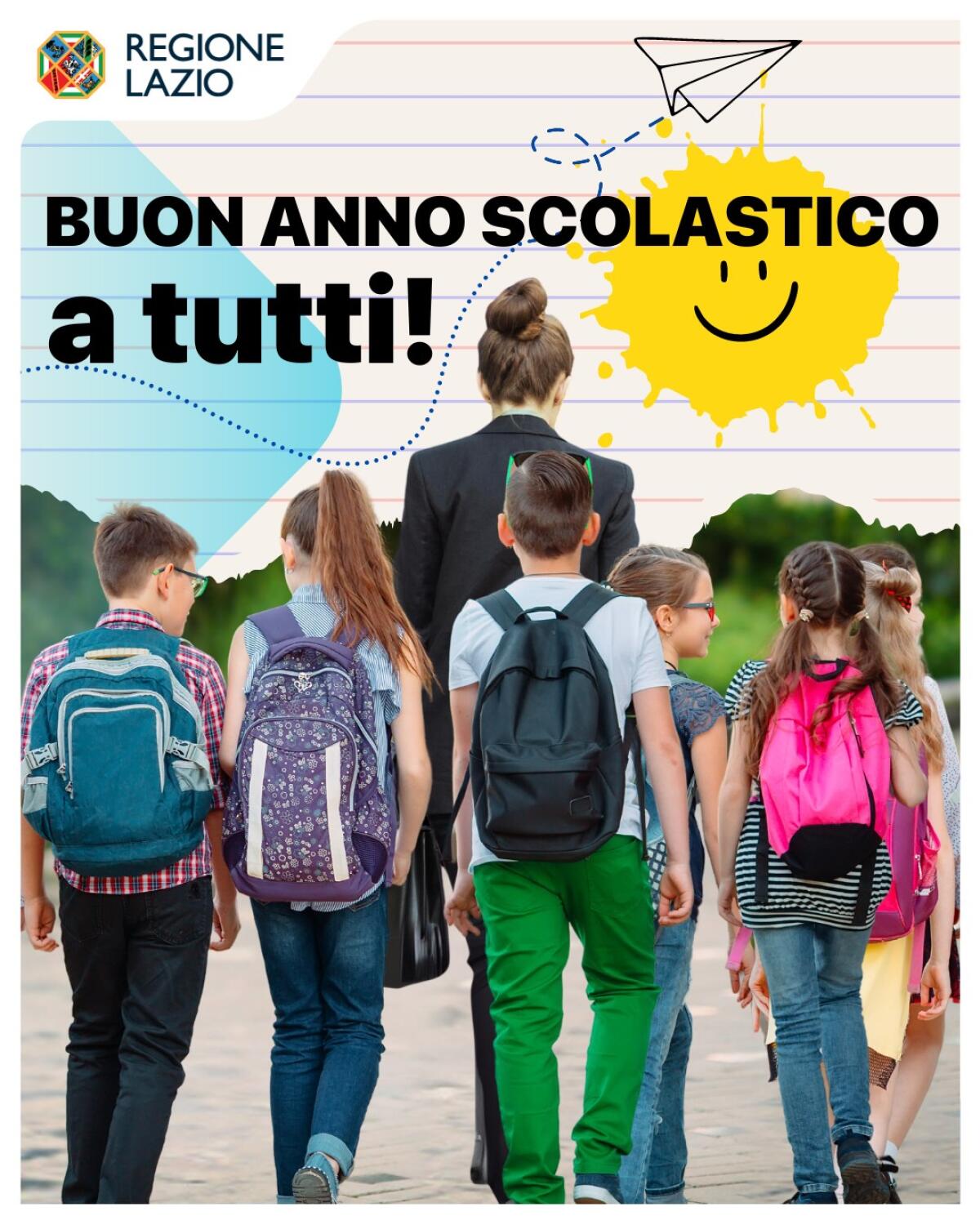 Avvio del nuovo anno scolastico: gli auguri del Presidente della Regione, Rocca, e dell’assessore alla scuola Schiboni. - 