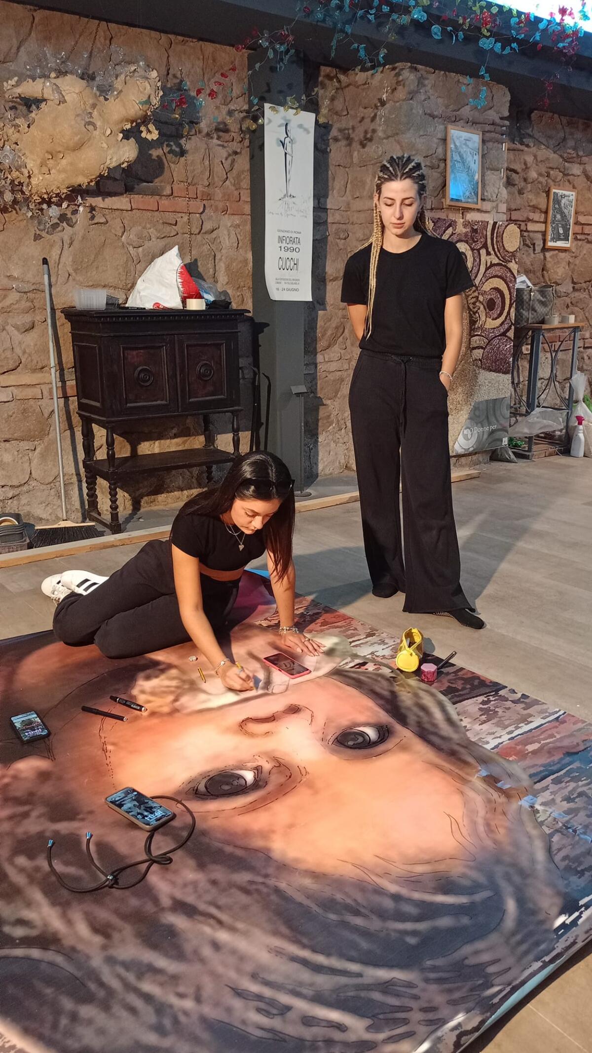 “Infiorata di Pane” a Genzano in occasione della Festa del Santo Patrono e del Pane casareccio IGP. - 