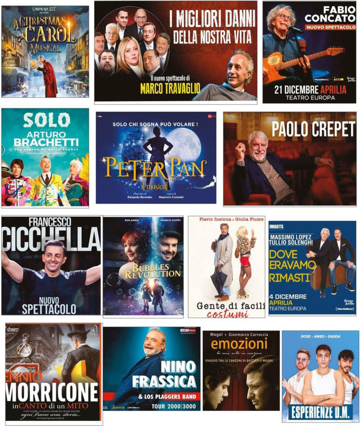 Il 26 Ottobre parte la nuova stagione 2024-2025 al Teatro Europa di Aprilia. Ecco il cartellone. - 