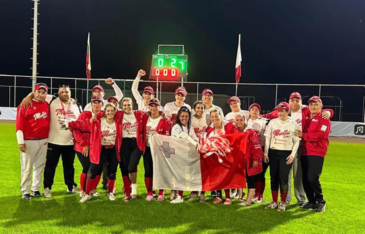 Prima vittoria agli Europei di Softball per la nazionale maltese guidata dall’apriliano Roberto Andolfi. L’Italia ancora imbattuta. - 
