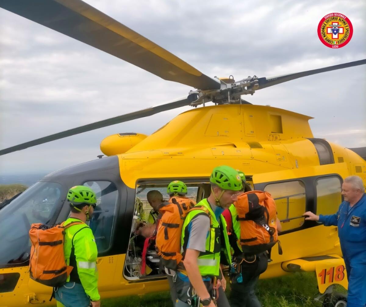 Precipita con il parapendio nei pressi di Norma, salvato - 