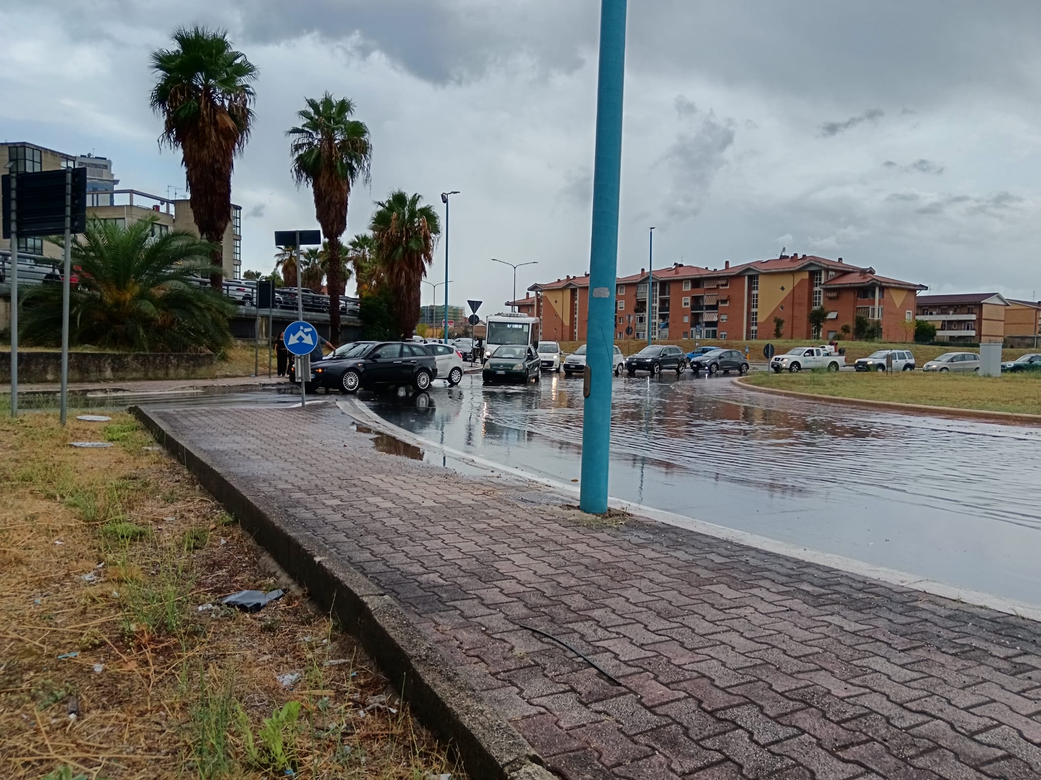 allagamenti a Latina per il maltempo