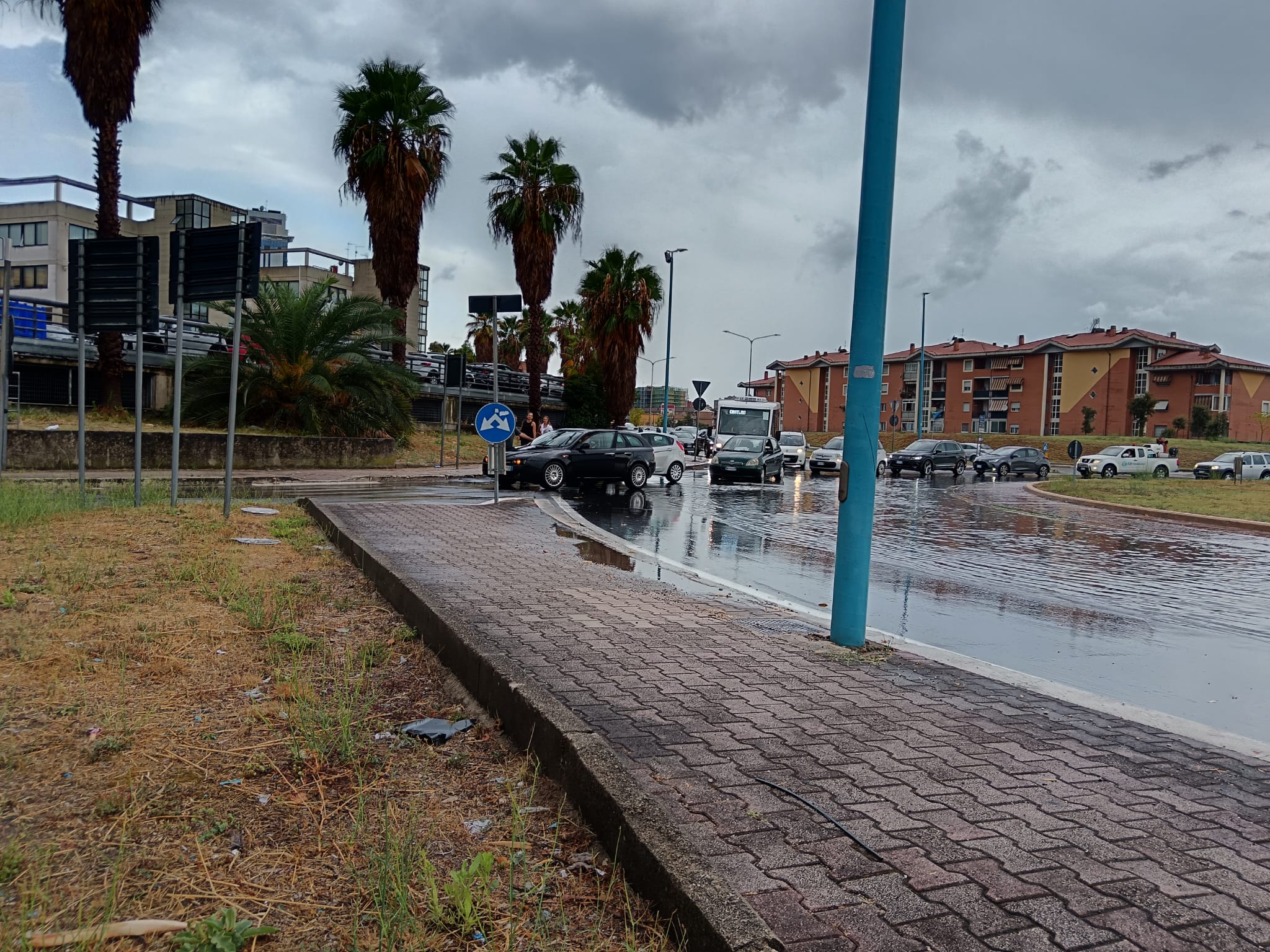 allagamenti a Latina per il maltempo