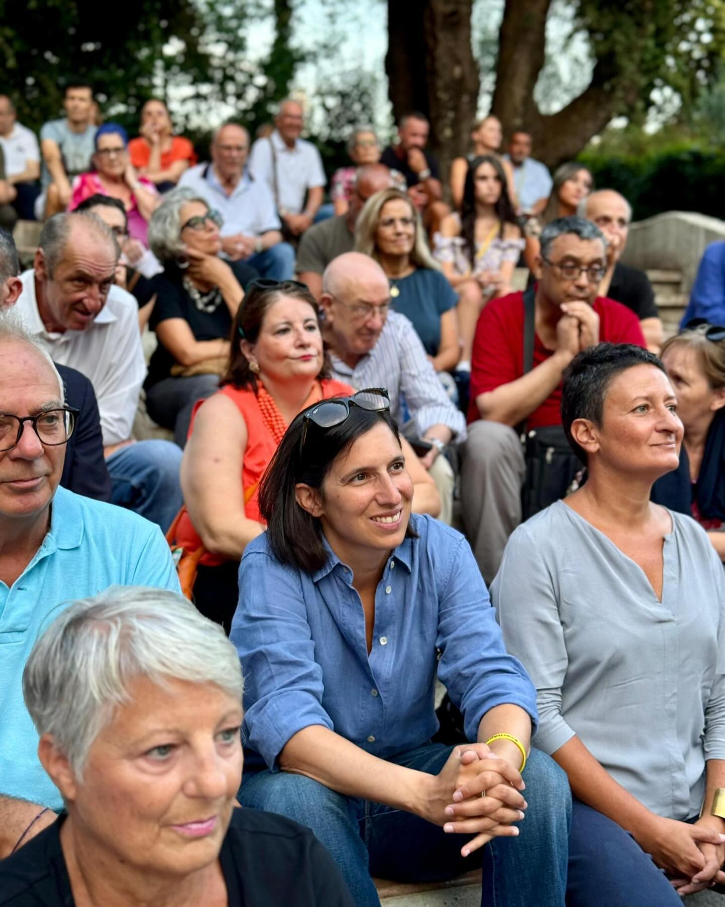 Elly Shlein e Marta Bonafoni alla Festa dell'Unità a Genzano