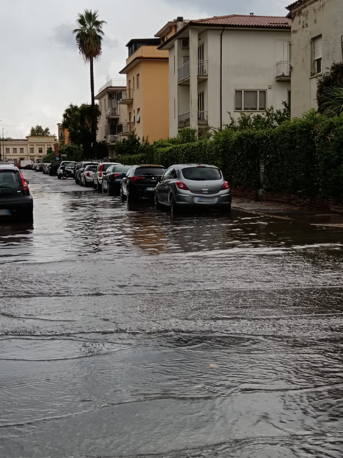 allagamenti a Latina per il maltempo