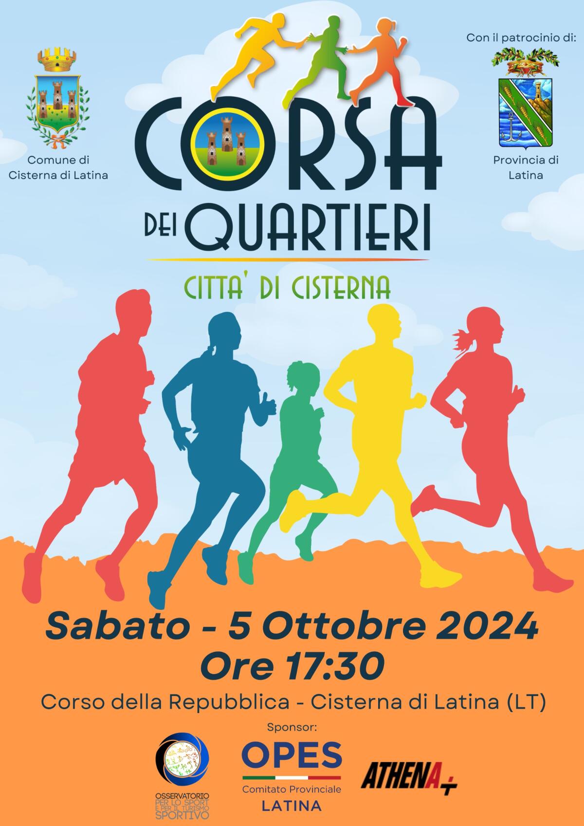 Questo sabato a Cisterna va in scena la terza edizione della “Corsa dei Quartieri”. - 