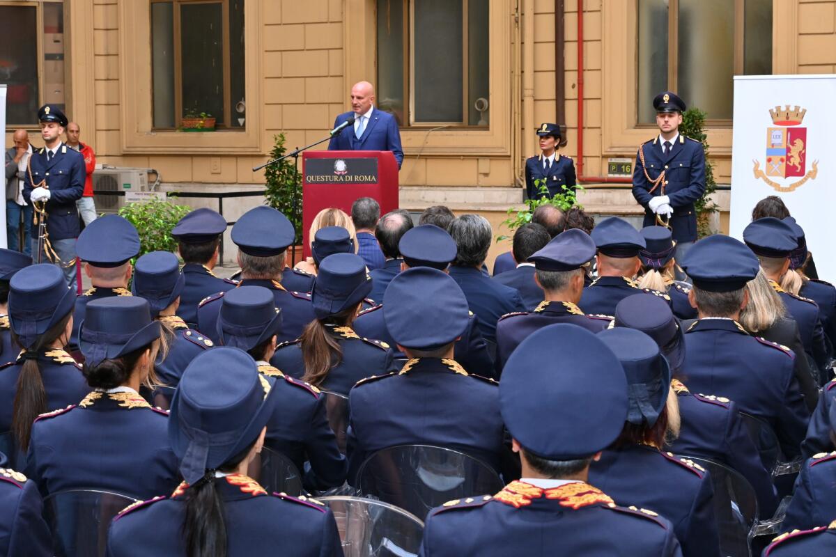 Insediato il neo Questore di Roma Roberto Massucci. - 