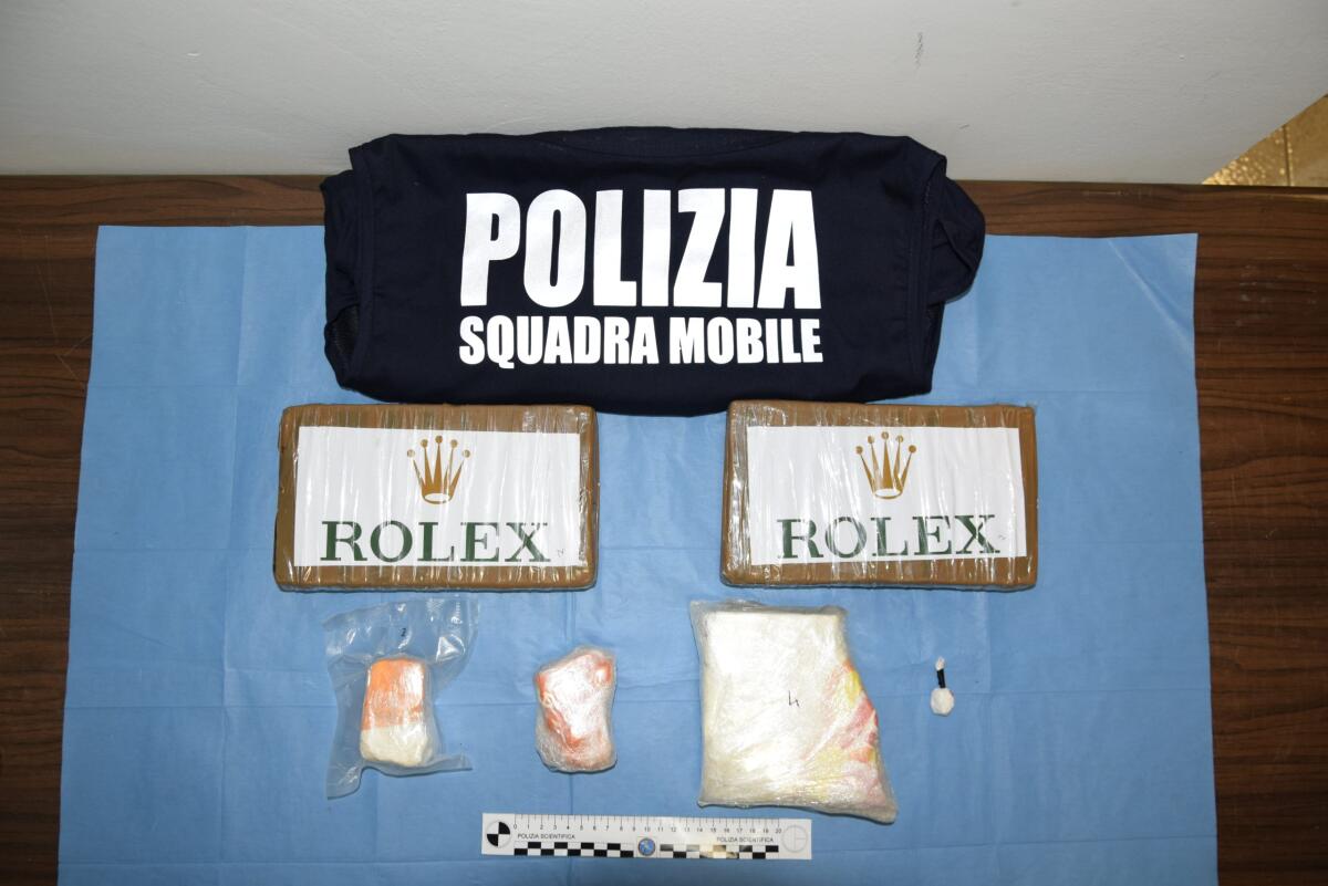 Narcotrafficante arrestato dalla polizia di Latina: nascondeva 3 chili di droga firmata "Rolex" - 