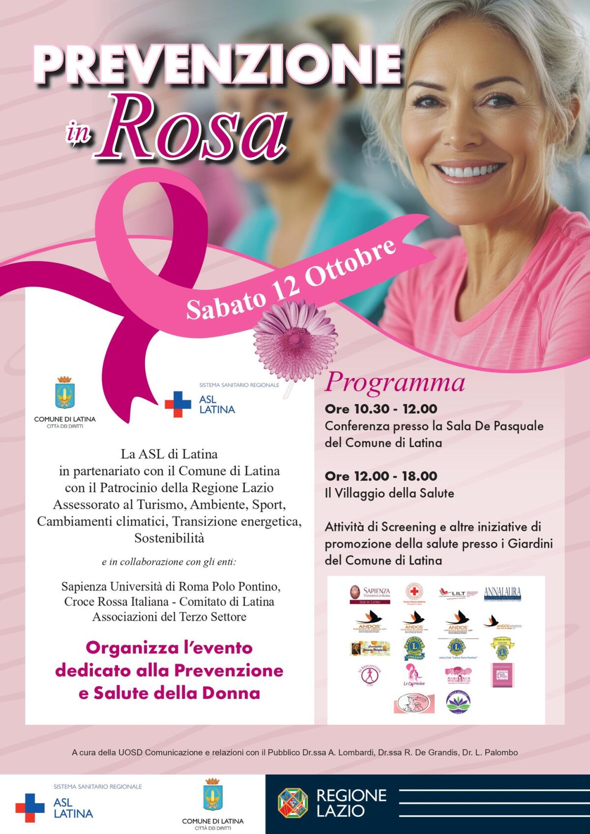 Prevenzione rosa: a Latina conferenze con esperti e screening gratuiti - 