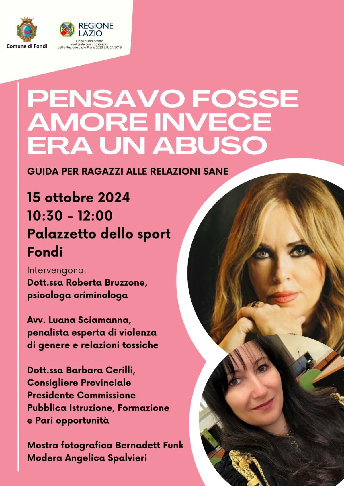 La criminologa Roberta Bruzzone e l’avvocato penalista Luana Sciamanna incontrano gli studenti di Fondi. - 