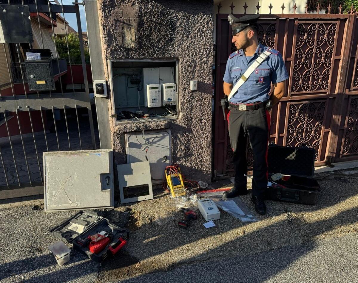 I Carabinieri di Castel Gandolfo denunciano 3 persone per furto di energia elettrica - 
