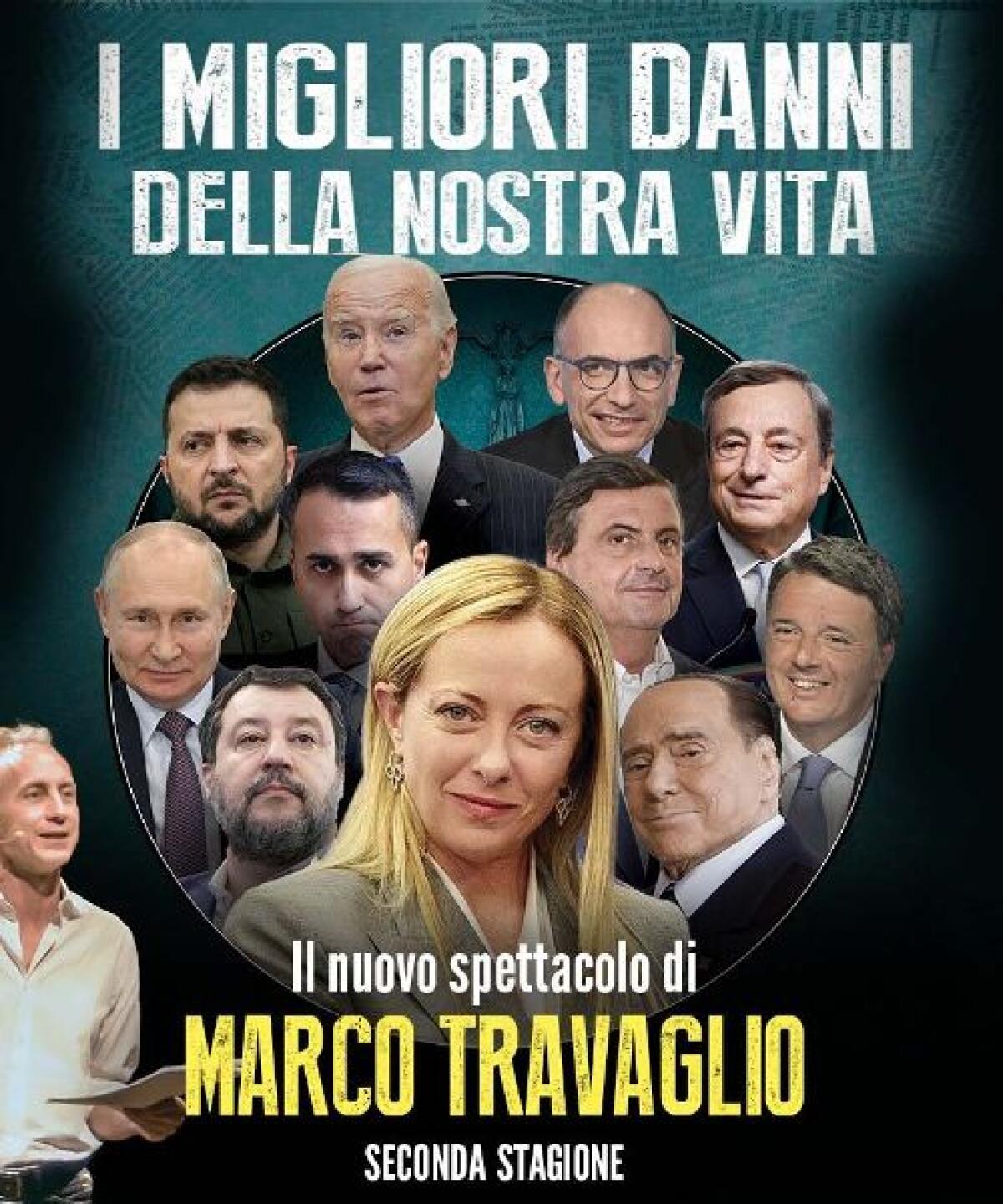 Marco Travaglio torna ad Aprilia per la seconda stagione di “I migliori danni della nostra vita” - 
