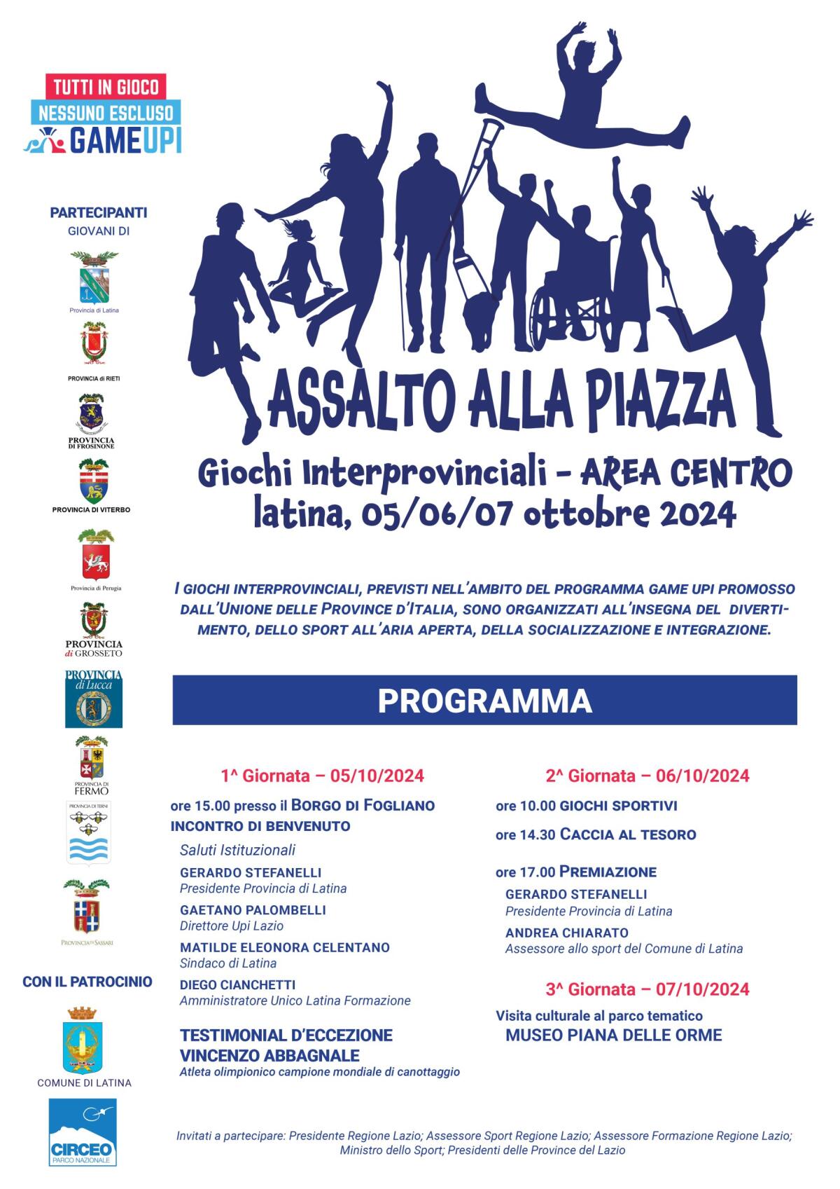 “Giochi Interprovinciali Senza Frontiere” questo weekend a Latina per promuovere l’inclusione sociale tra i giovani. - 