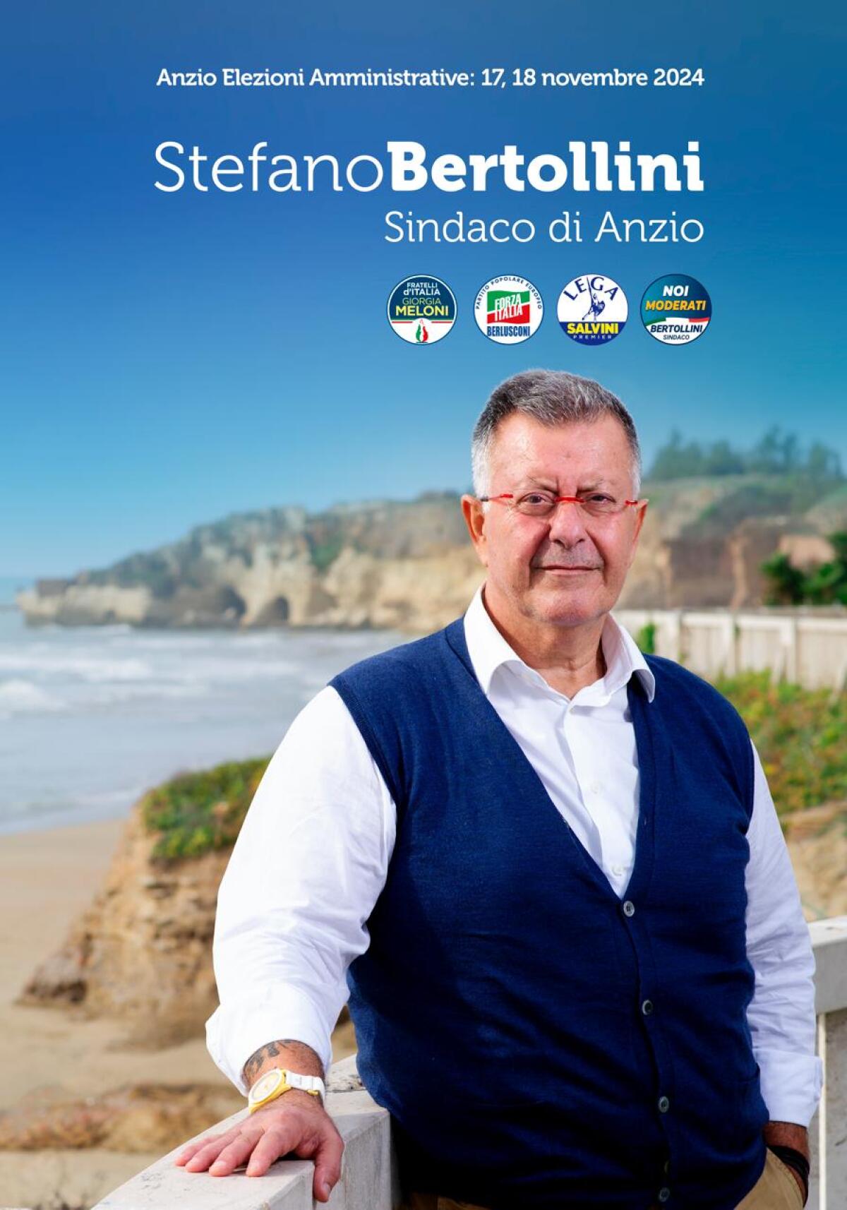 Amministrative ad Anzio: l’ufficializzazione della candidatura a Sindaco, per il centrodestra, dell’Avvocato Stefano Bertollini. - 