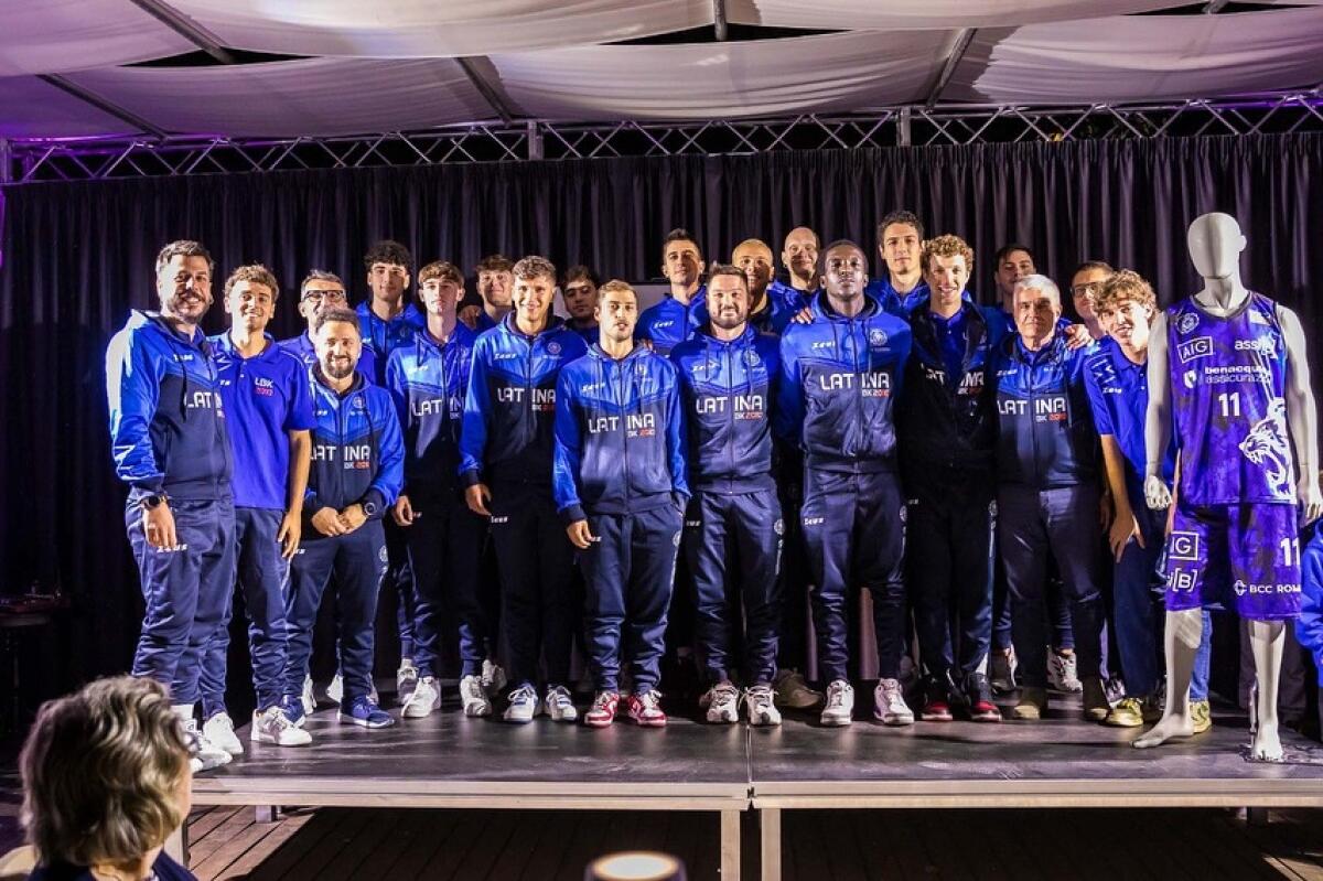 Basket B Nazionale, stasera prima gara casalinga per il Latina contro Rieti. Ieri la presentazione ufficiale. - 