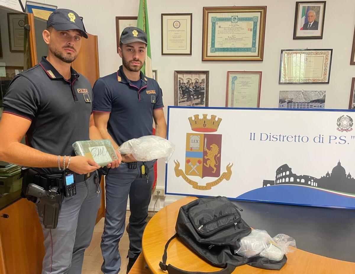 Da Anzio verso la Capitale con quasi 5 chili di cocaina nascosti nell’auto. La Polizia esegue due arresti. - 