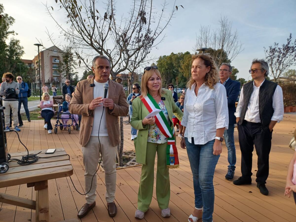 Porta Nord, il taglio del nastro al nuovo parco pubblico di Latina con tecnologia green - 