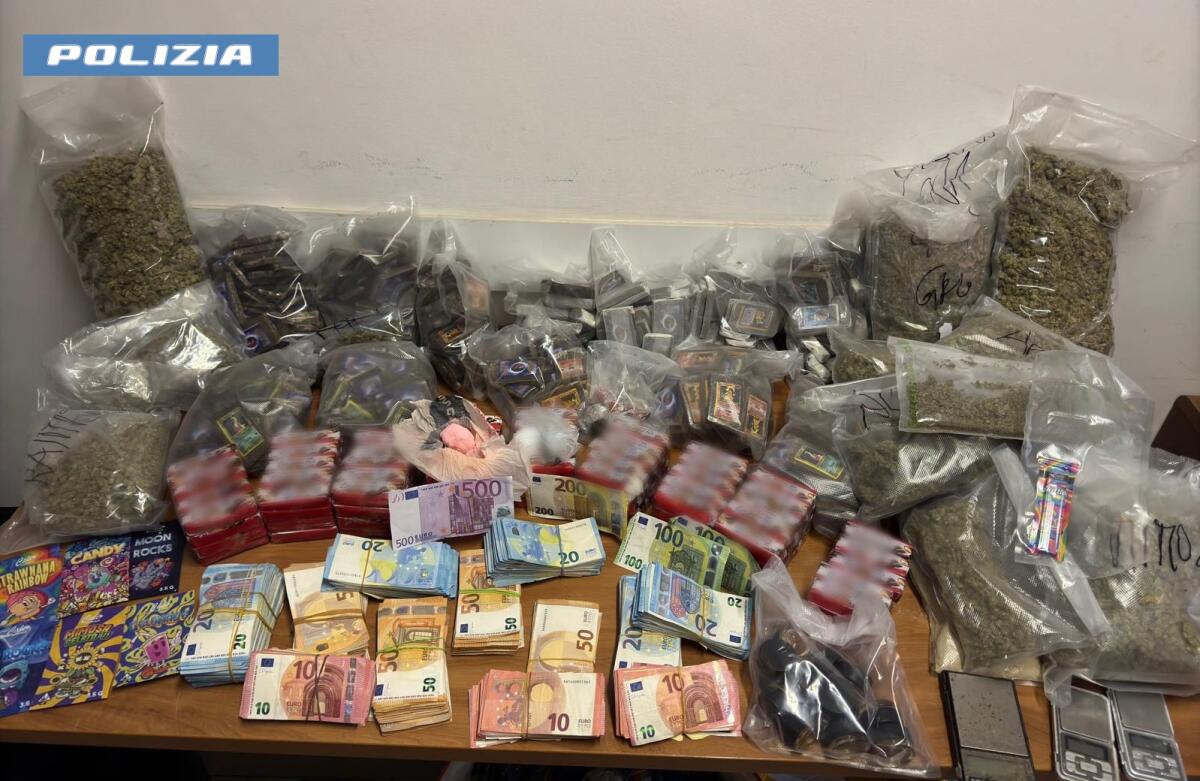 Padre e figlio sorpresi con oltre 30 chili di droga e più di 50mila euro in contanti: arrestati dalla Polizia di Roma. - 