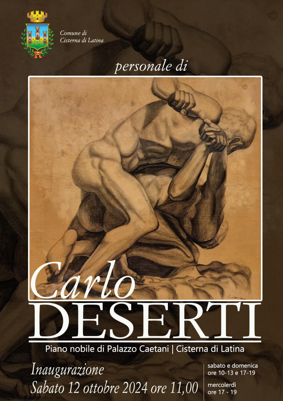 A Cisterna una mostra dedicata a Carlo Deserti - 