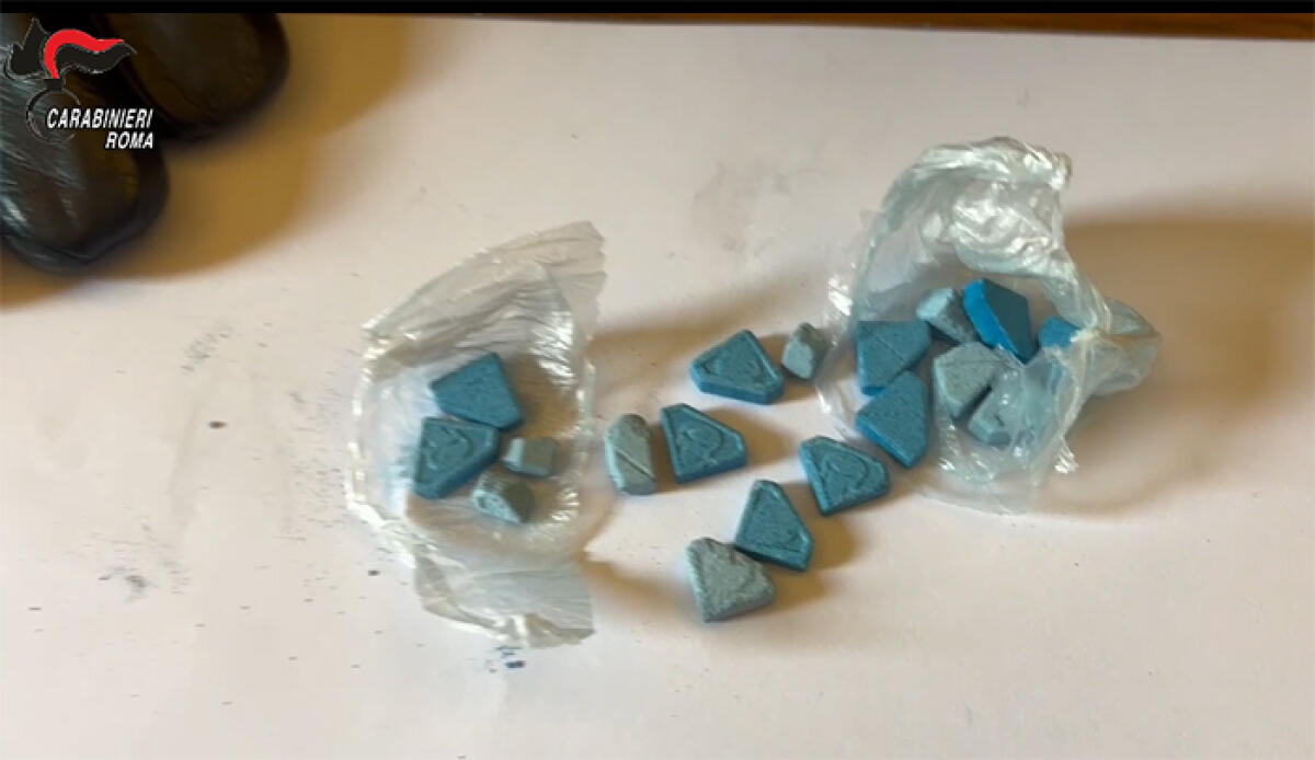 Traffico di droghe sintetiche nella Capitale. I Carabinieri sequestrano francobolli Lds, pasticche di “Blu Shadows”, ketamina e hashish. VIDEO - 