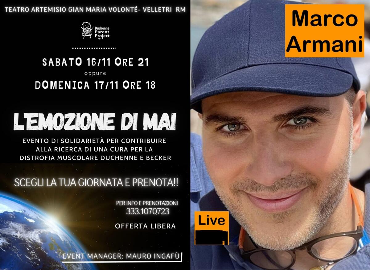 Sold out a Velletri per le due serate di spettacolo e beneficenza "L'Emozione di Mai". - 