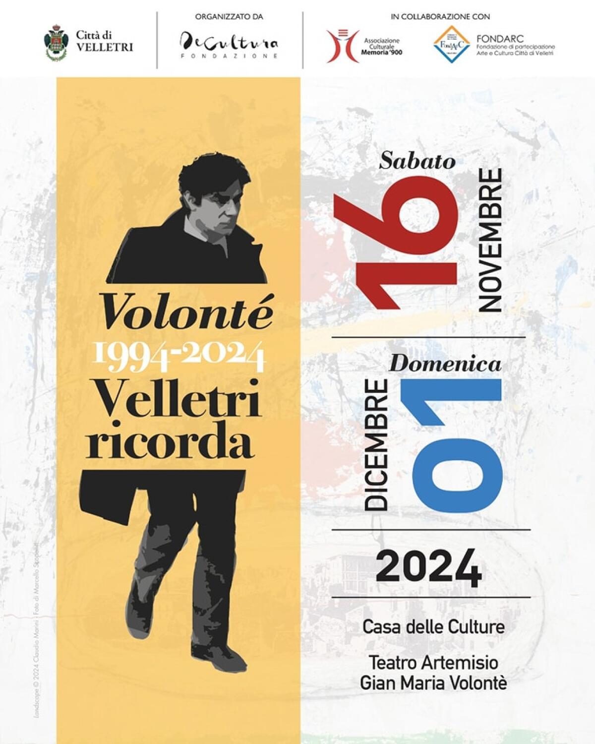 Velletri ricorda Gian Maria Volonté, icona del cinema italiano: questo sabato al via una rassegna a lui dedicata. - 
