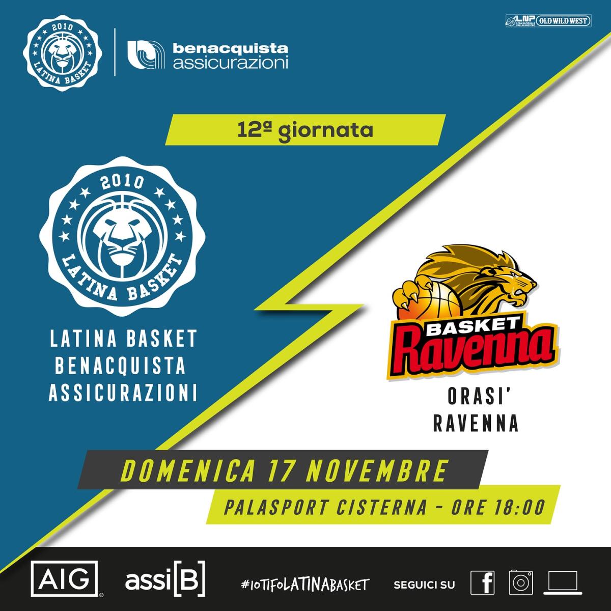 Basket serie B Nazionale: al Palasport di Cisterna il Latina riceve Piombino. - 