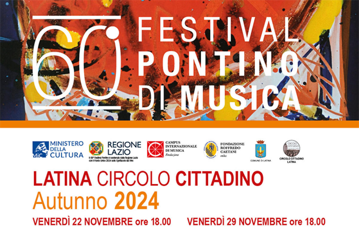 Tornano con un’appendice autunnale i concerti del Campus Internazionale di Musica al “Circolo Cittadino” di Latina. - 