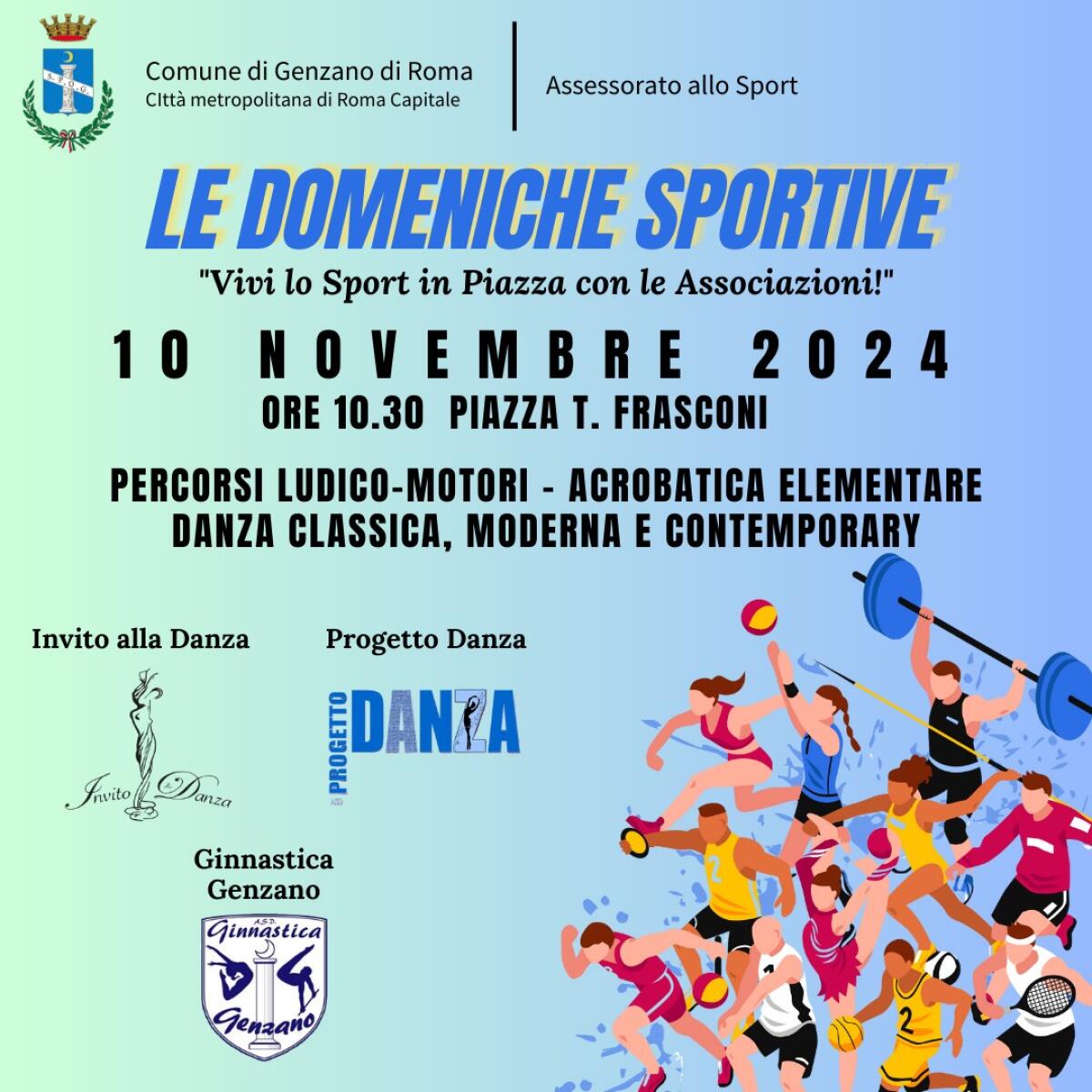 Sport in Piazza questa domenica a Genzano con le associazioni del territorio. - 