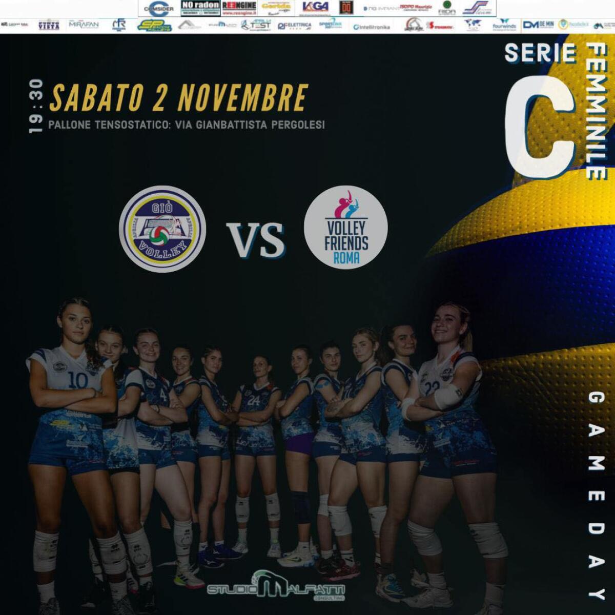Volley femminile: gli impegni di questo sabato della Giovolley Aprilia. - 