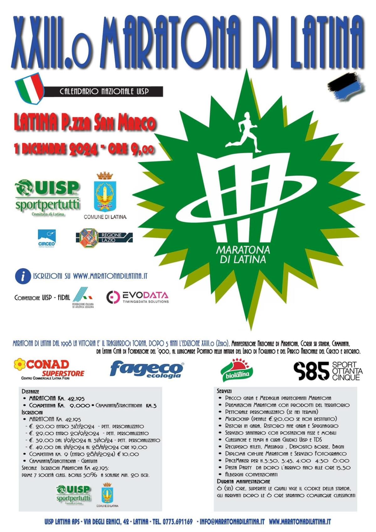 Dopo cinque anni di attesa, torna la “Maratona di Latina”. Questo martedì la conferenza stampa di presentazione. - 