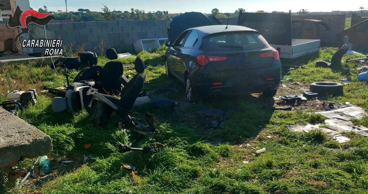 Cinque arresti ad Ardea per riciclaggio di auto rubate. A Le Salzare la base operativa. - 