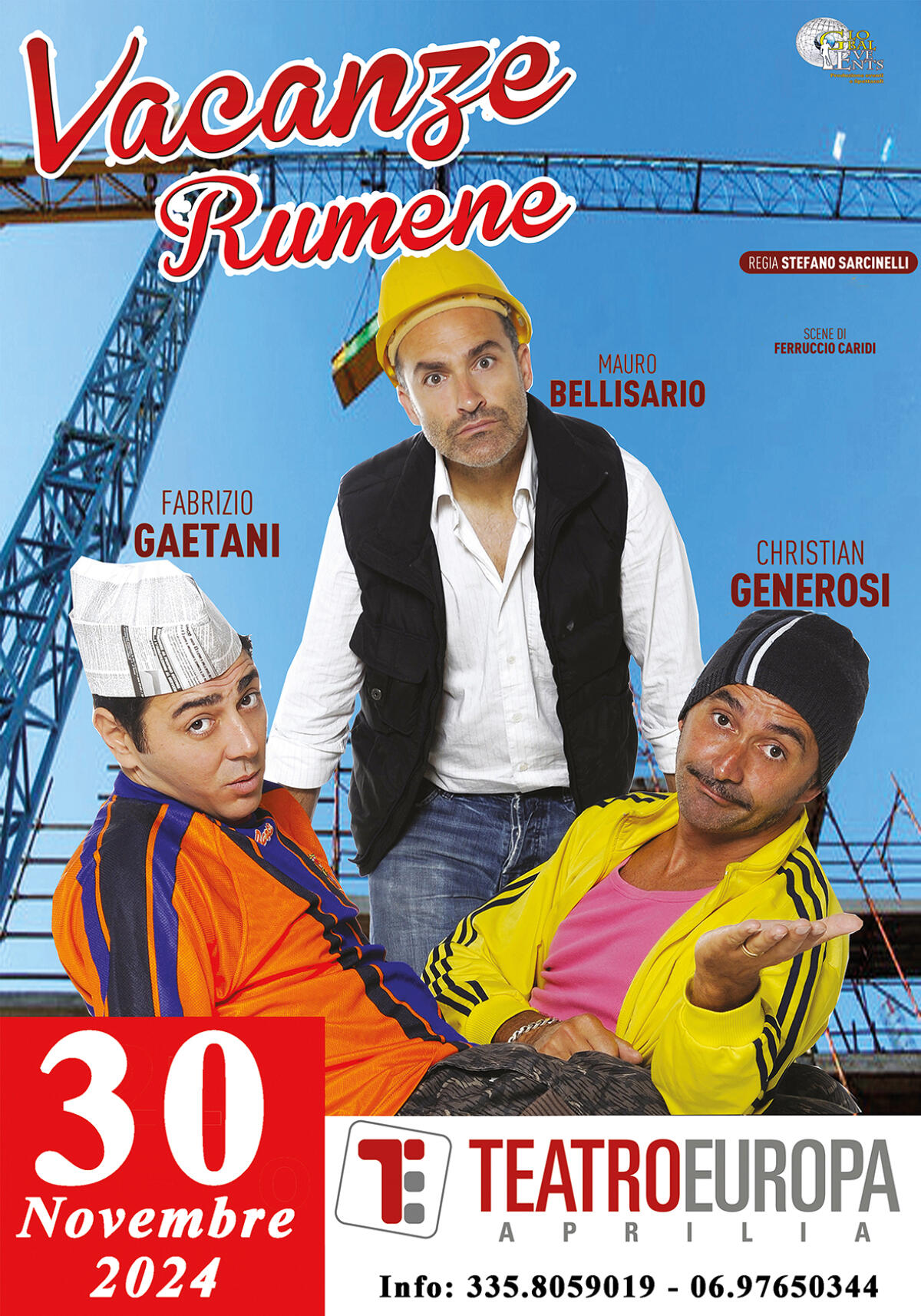 Al Teatro Europa di Aprilia questa sera in scena la comicità con "Vacanze Rumene". - 