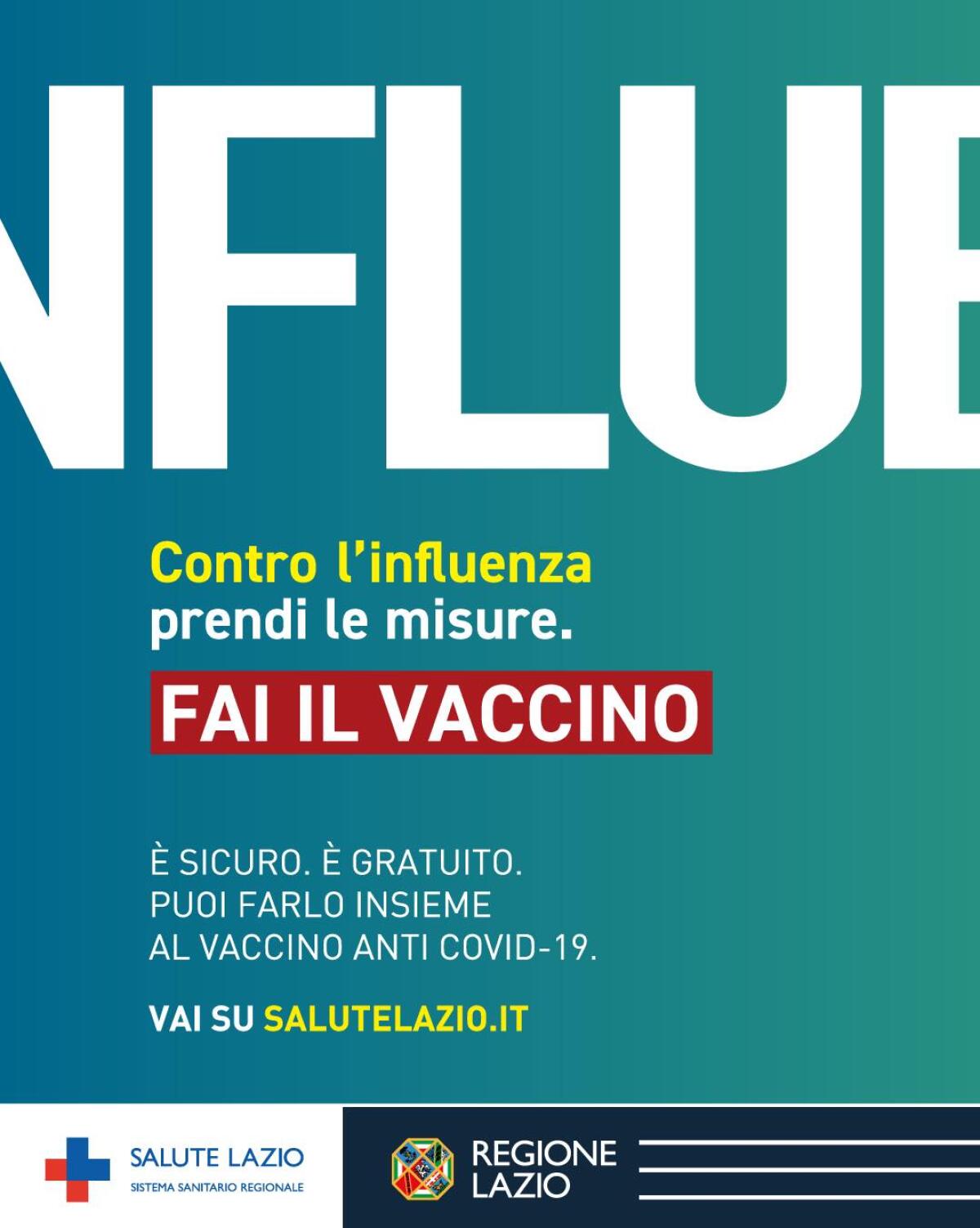 Vaccinazione antinfluenzale, partita nel Lazio la campagna di comunicazione della Regione. Somministrate già oltre 713mila dosi. - 