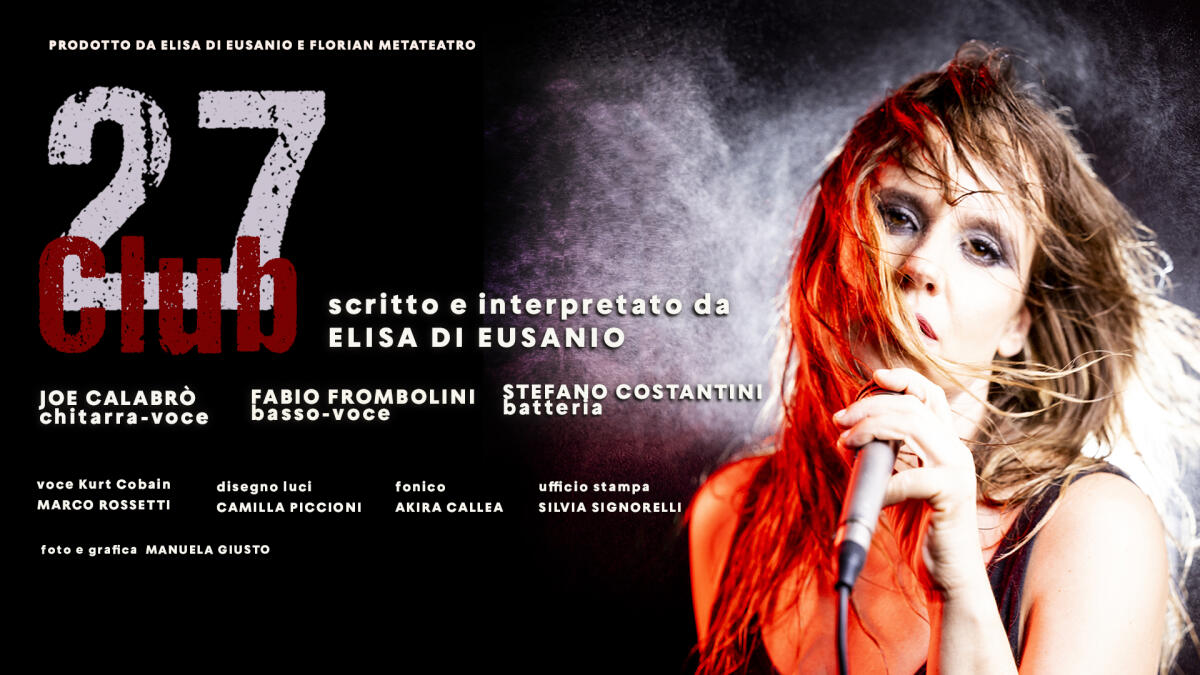 Questa domenica ad Ariccia la prima stagionale al Teatro Bernini con Elisa Di Eusanio in “Club 27”. - 