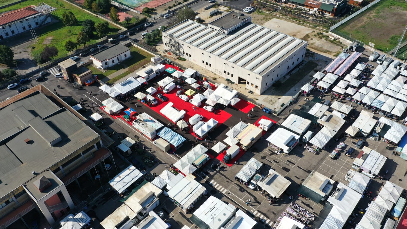 mercato Cisterna - veduta aerea