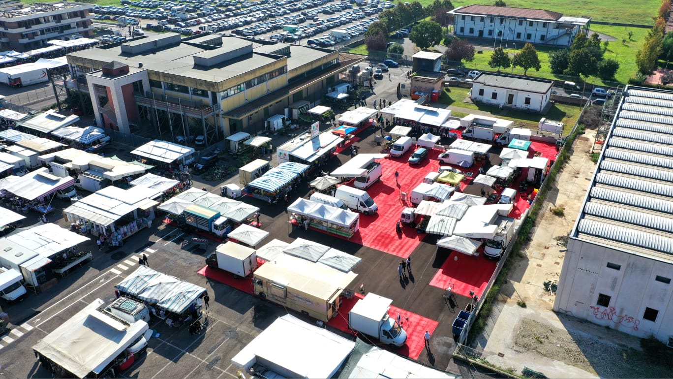 mercato Cisterna - veduta aerea