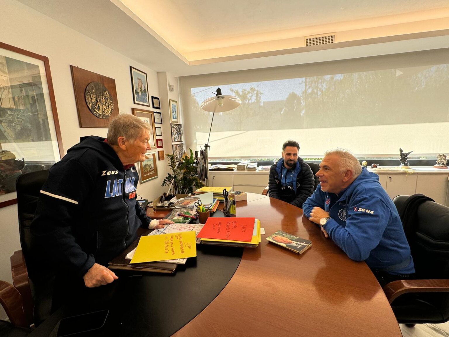 il coach del Latina basket, Alberto Martelossi