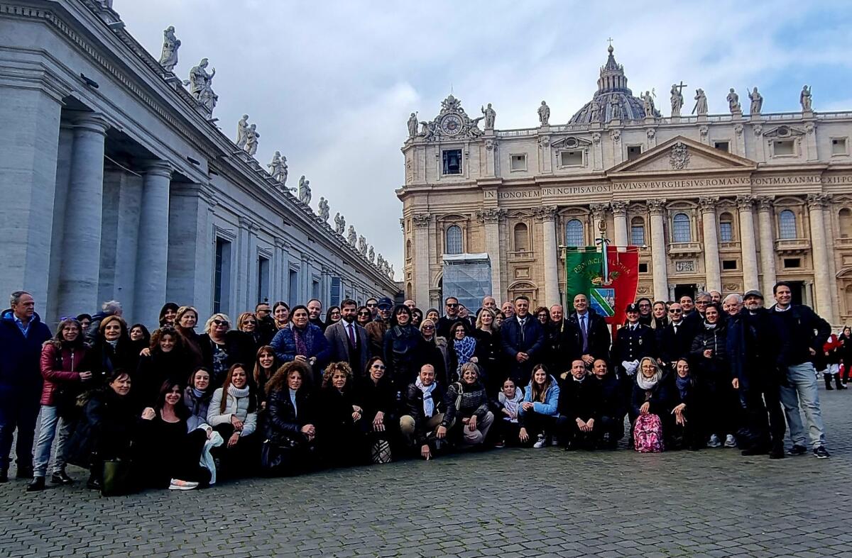 La Provincia di Latina in udienza dal Papa per celebrare il 90esimo anniversario dalla sua fondazione. - 