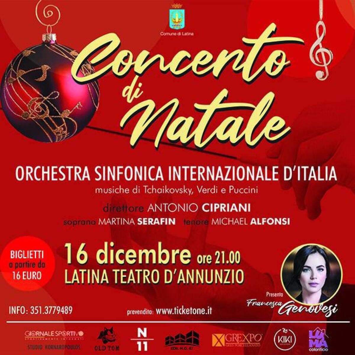 Natale - La magia della grande musica arriva al Teatro D’Annunzio di Latina - 