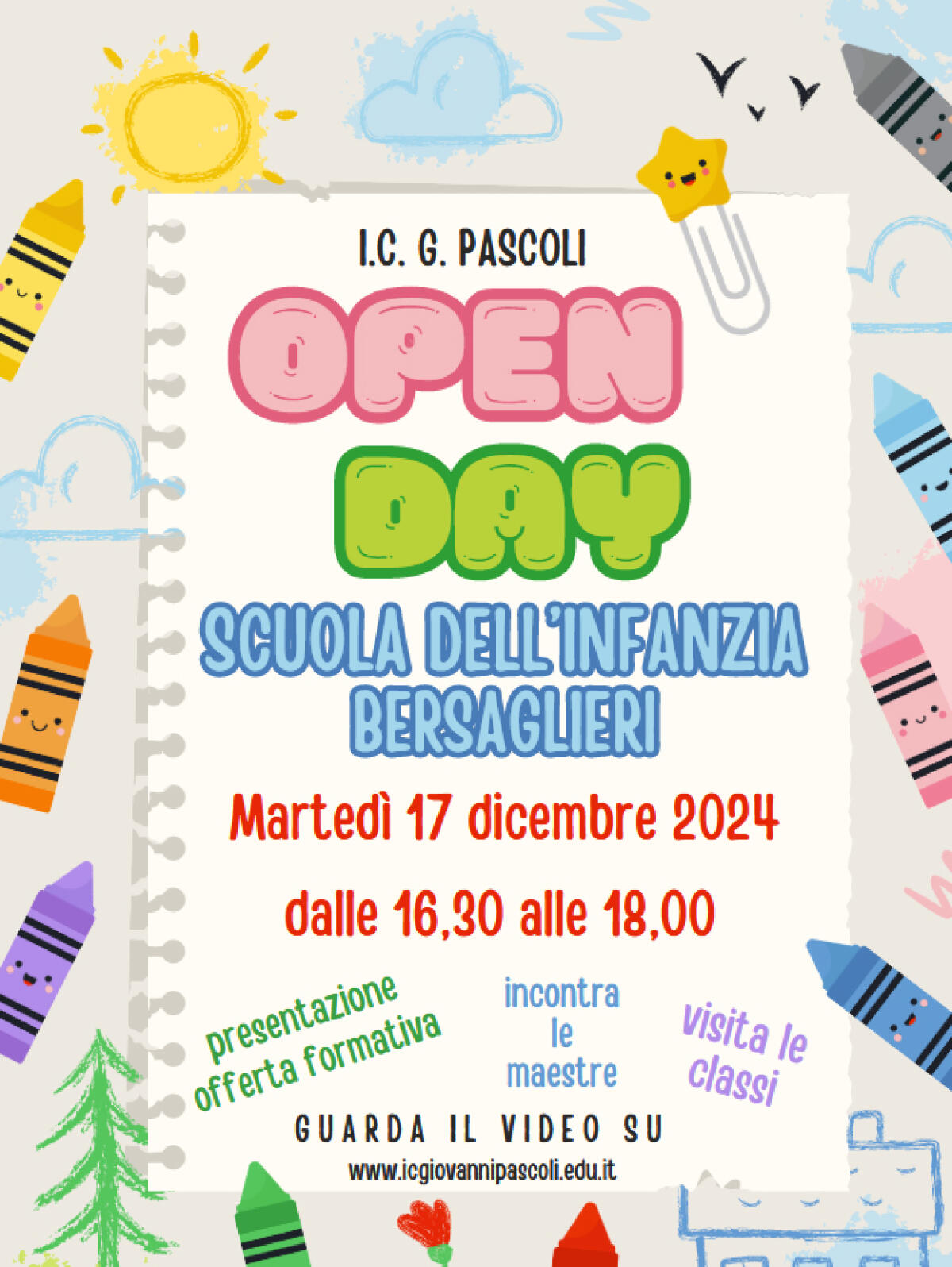 Aprilia - Open Day scuola: porte aperte all'Infanzia della Pascoli e non solo - 