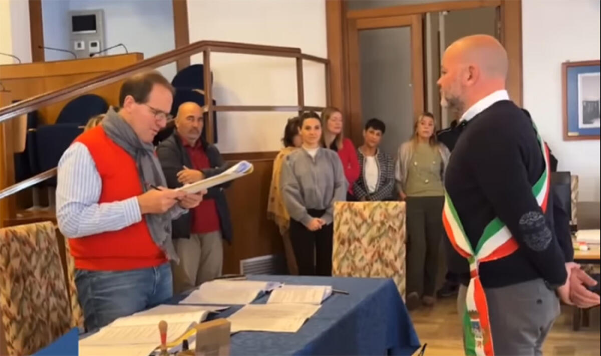 A Nettuno la proclamazione a Sindaco di Nicola Burrini. - 