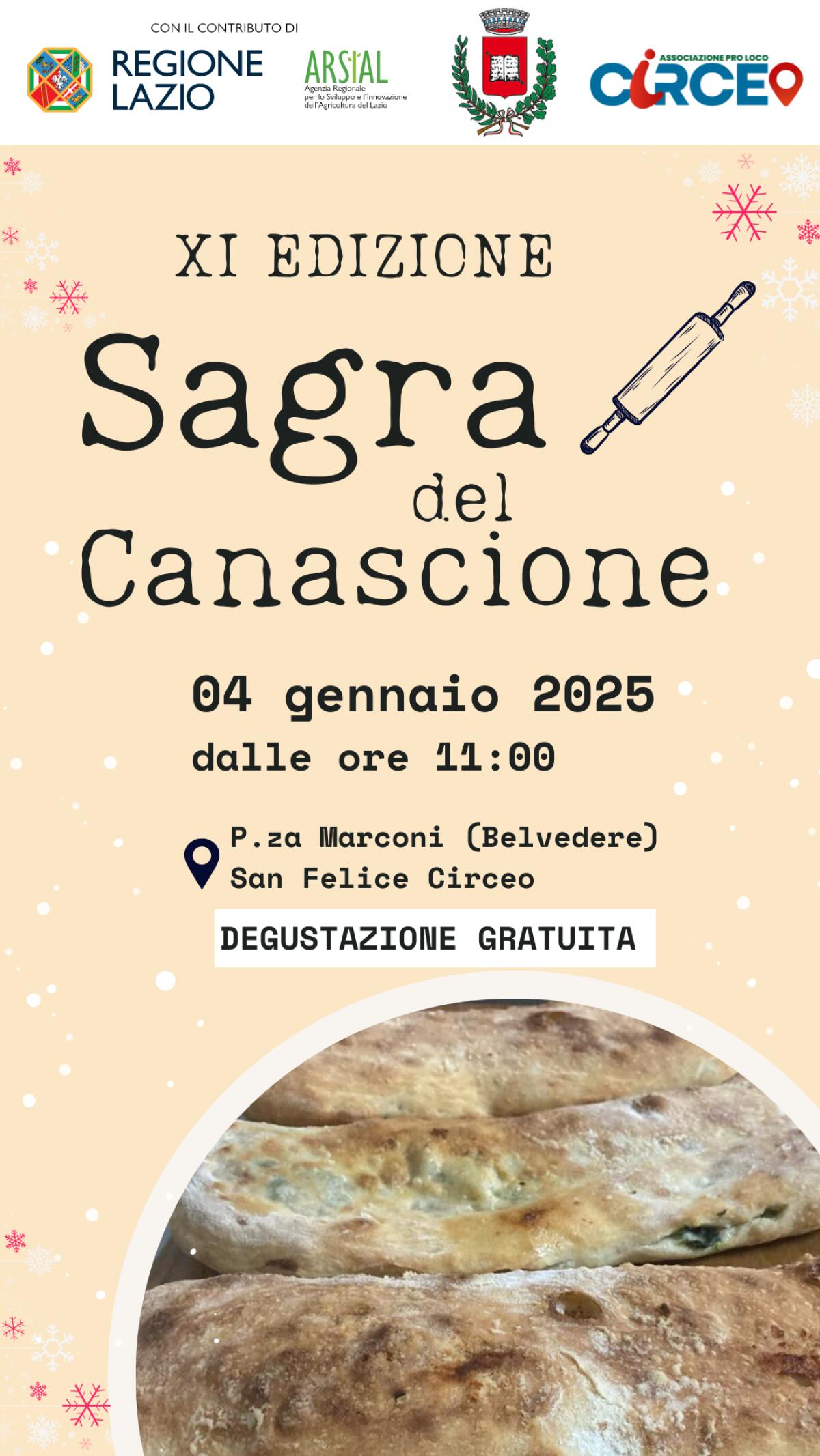 Il 4 gennaio l’XI edizione della Sagra del Canascione, degustazione gratuita - 