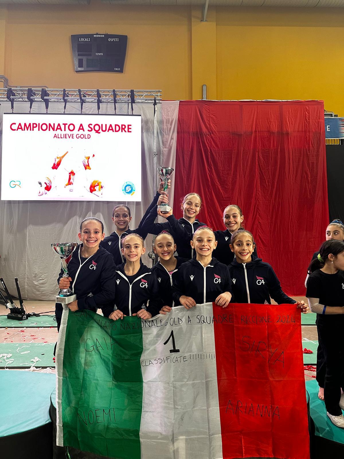 L’ASD Ginnastica Aprilia sul podio del Campionato Federale di Riccione - 