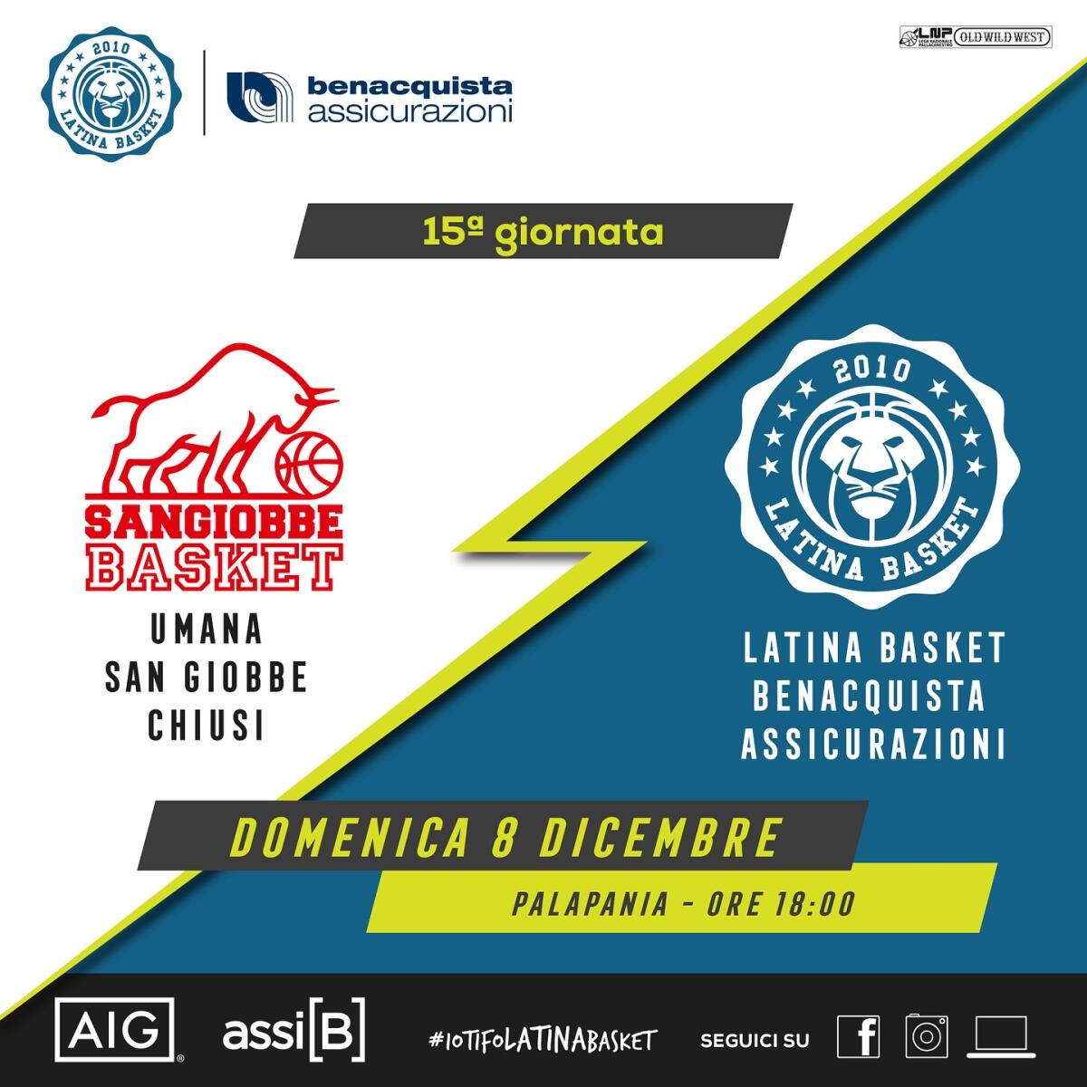 Basket B Nazionale: il Latina questa domenica sul campo del Sangiobbe Basket. - 