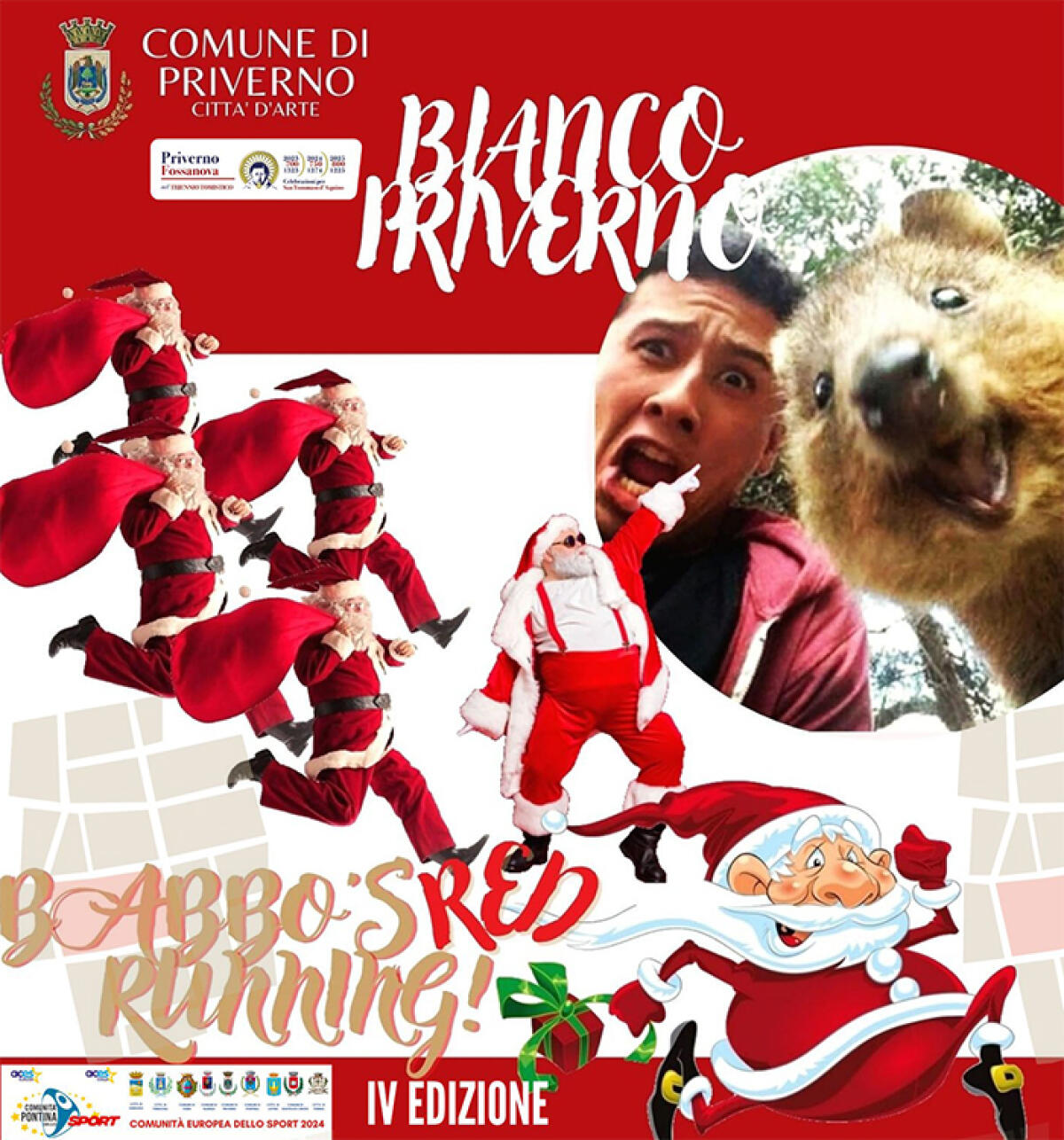 A Priverno la quarta edizione della “Babbo's Red Running”, una camminata sociale con “Selfie pazzo”! - 