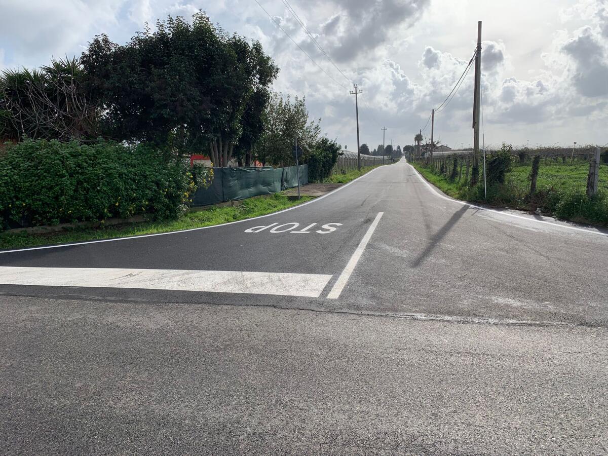 Viabilità, conclusi a Cisterna i lavori di rifacimento di via Guardabassi. - 