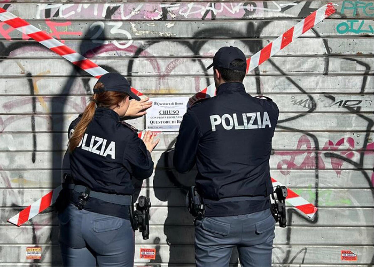 Dalla stazione Termini alle porte delle periferie capitoline: stretta della Polizia su esercizi commerciali e strutture ricettive. - 